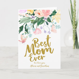 Delicar Floral Melhor Cartão De Férias Da Mãe