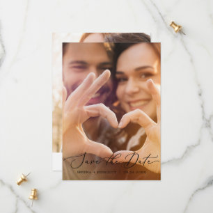 Delicar Modelo de Foto Clara Preta Salvar Data