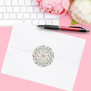 Delicar os adesivos de envelopes personalizados de