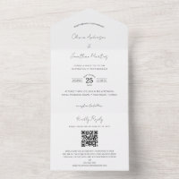 Delicar RSVP de Código QR de Casamento de Foto