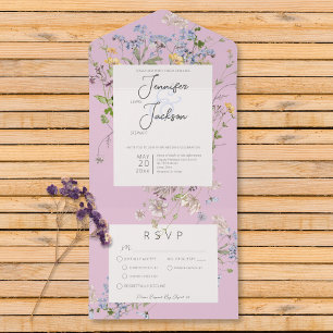 Delicate Boho Wildflower Janta rosa