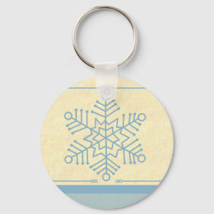 Delicate Snowflake Chaveiro de Natal