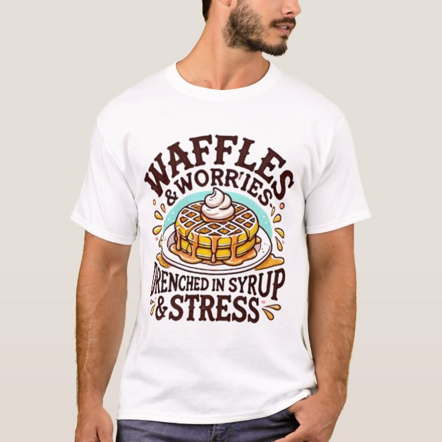 Delicioso Café da Manhã Viba T-Shirt - Comida perf (Frente)
