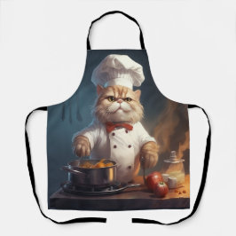 Delitos de Cozinhar de Chef de Gato