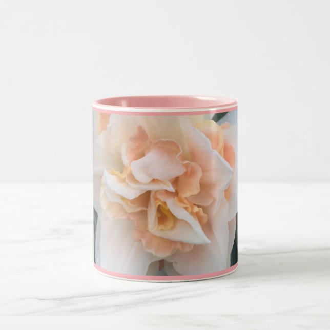 Delnashaugh Daffodil - Caneca Rosa de dois tons (Centro)