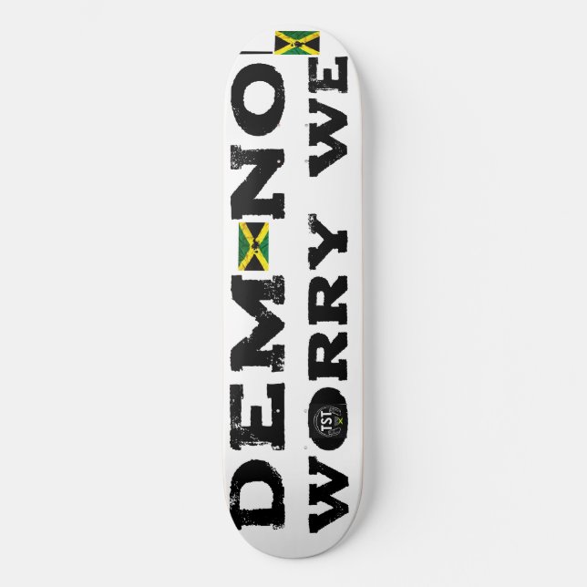 DEM SEM PREOCUPAÇÃO NÓS ? JMT8 1/2" Skateboard Dec (Frente)