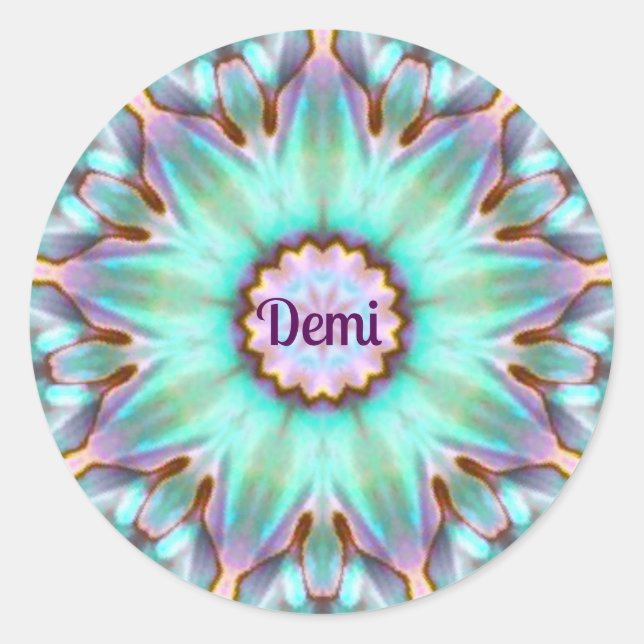 DEMI ~ Adesivo personalizado do shell Paua ~ (Frente)