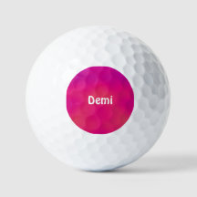 DEMI ~ Sombras da Bola de Golfe com padrão rosa - 