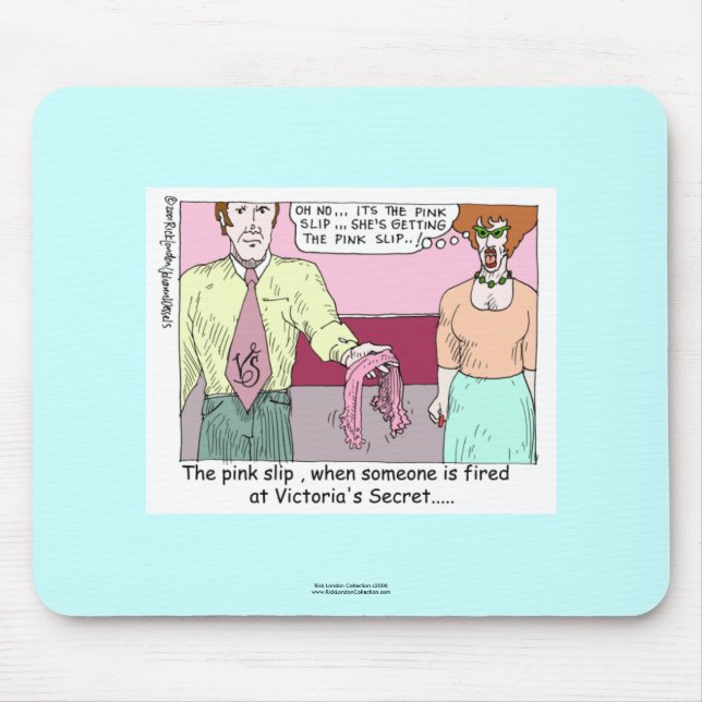 Demitido do Victoria Secret Cartoon Mouse Pad (Frente)