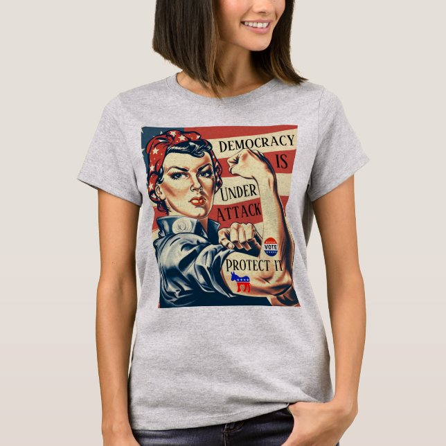 Democracia/ Proteja T-Shirt (Frente)