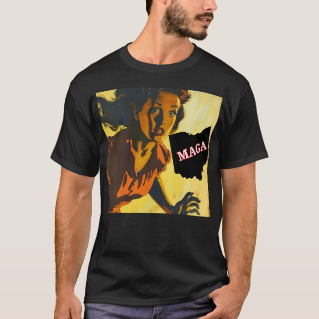 Democracy Anti Maga T-Shirt (Frente)