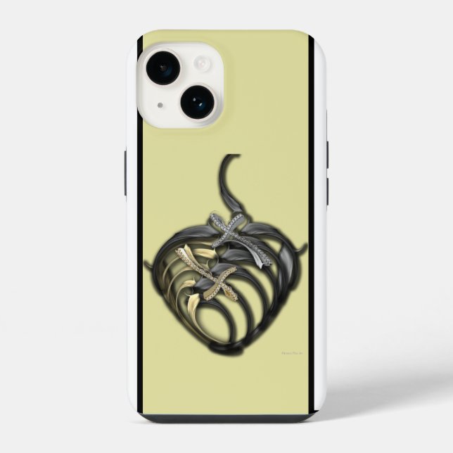 "Democracy of Love", Apple iPhone 14 Case (Verso)