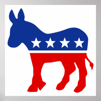 Democrata Donkey Poster