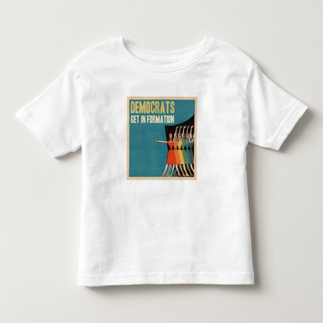 Democratas Formam camiseta infantil (Frente)