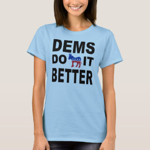 Democratas melhora o t-shirt das mulheres
