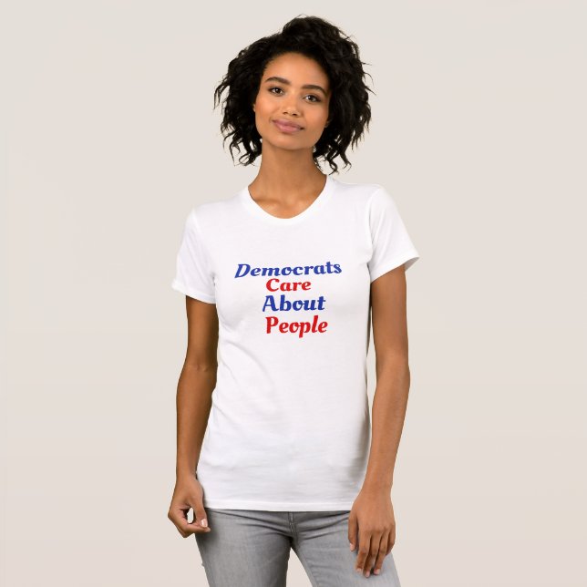 Democratas se preocupam com a Camisa Pessoas (Frente Completa)