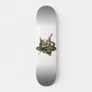 Demon Skull Python Cobra skateboard
