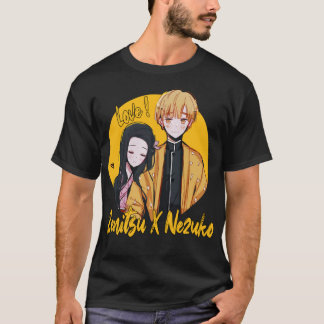 Demon Slayer Zenitsu X Nezuko - LOVE T-Shirt