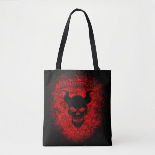 Demônio Crânio Incrível Demônio Tote Bag
