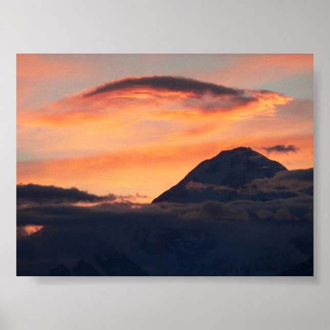 Denali no Sunset Poster (Frente)