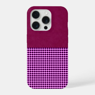 Denim Magenta E Tartã, Almofada