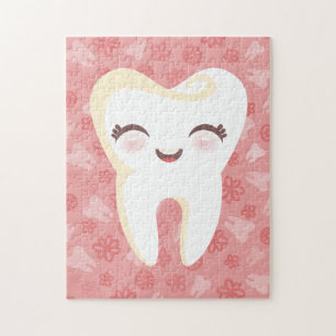 Dente bonito - quebra-cabeça customizável
