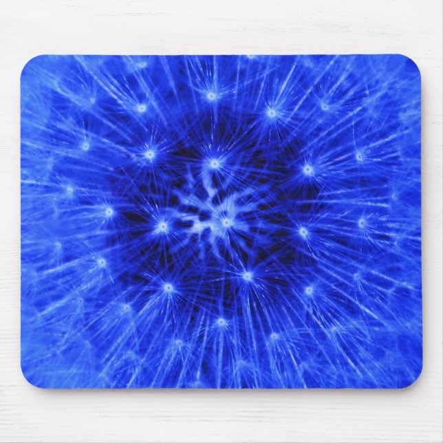Dente-de-leão azul Mousepad (Frente)