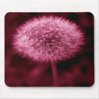 Dente-de-leão cor-de-rosa Mousepad