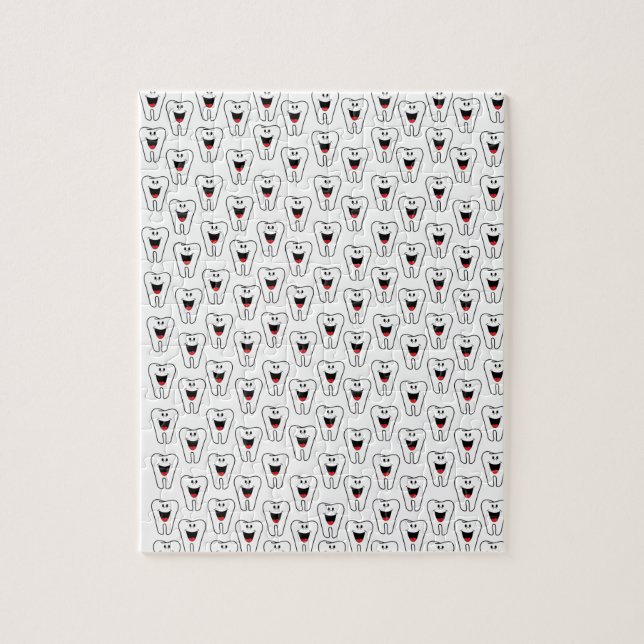 Dentes dos Quebra-cabeça (Vertical)