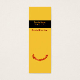 Dentista corajoso da nomeação