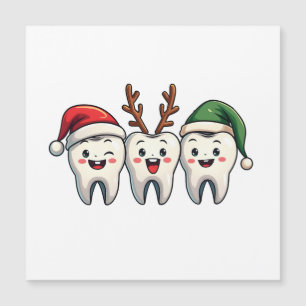 Dentista Dental Natal Papai Noel Fio Dental Árvore
