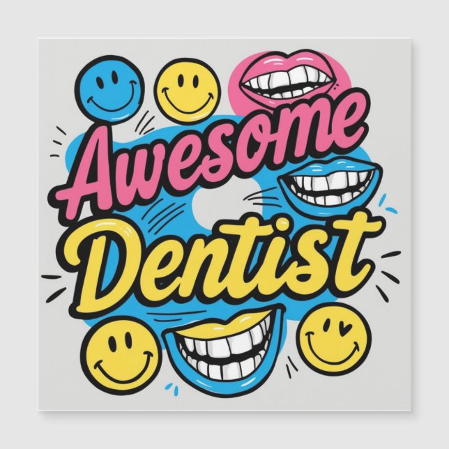 Dentista incrível obrigado (Frente)