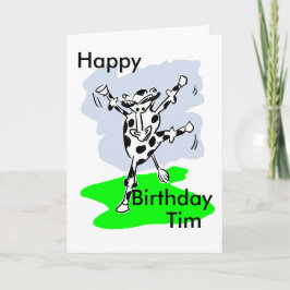 Dentro de mensagem de adição de cartão de aniversá