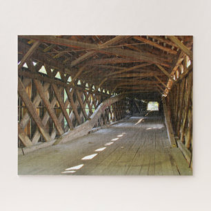 Dentro de ponte coberta - Quebra-cabeça