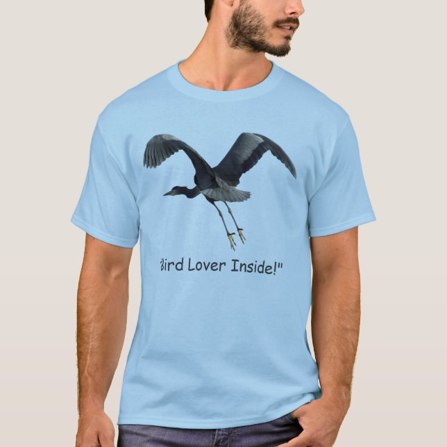 "Dentro do Pássaro Lover!" Camisetas (Frente)