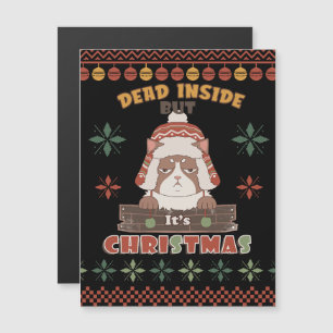 Dentro Morto de Gato Grumpy Natal feio