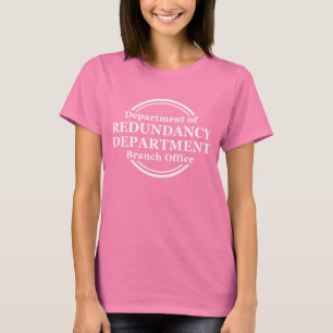Departamento de Humor de Camiseta Engraçada Redund