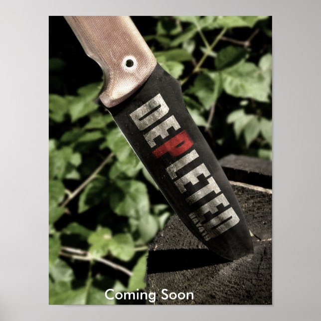 Depleted: Day 419 Teaser Poster (Frente)