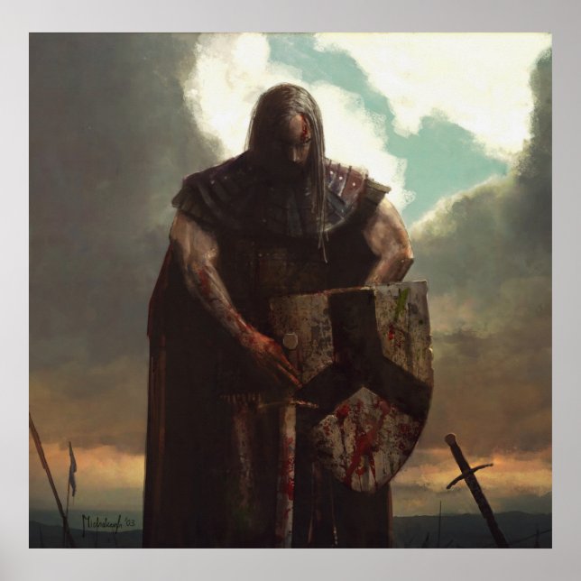 Depois da batalha - poster guerreiro (Frente)