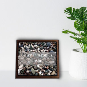 Depois da chuva vem o sol poster motivacional