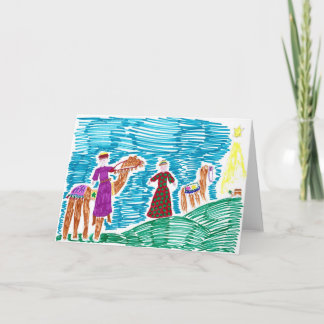 Depois do cartão de Natal da estrela