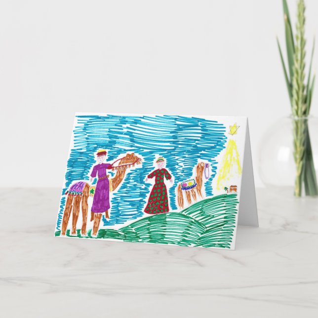 Depois do cartão de Natal da estrela (Frente)