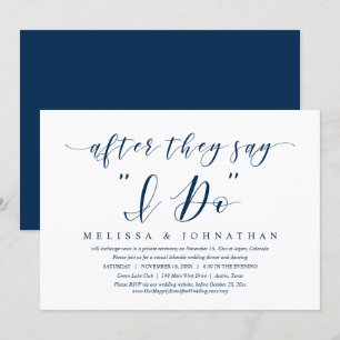 Depois que eles dizem Sim, Convite para Jantar de 