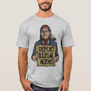 Deport a camisa dos imigrantes ilegais