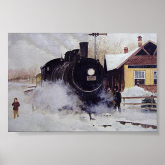 Depósito do trem da Liberdade do Norte - poster