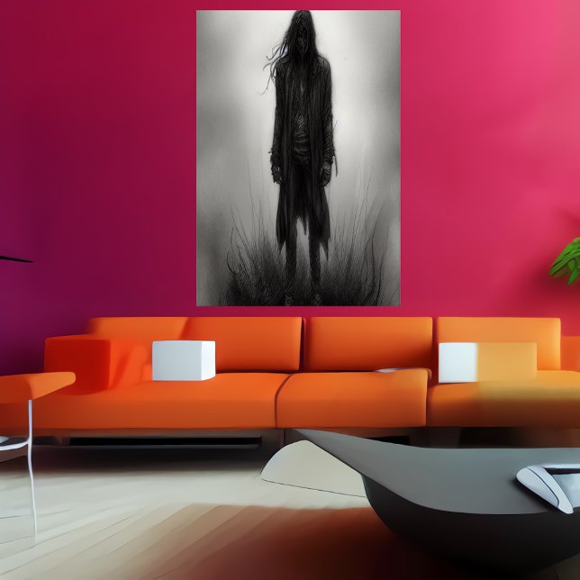 Deprimir na sombra | AI Art Poster (Criador carregado)