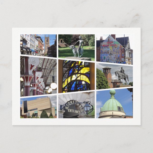 Derby cartão postal multiimagem (Frente)