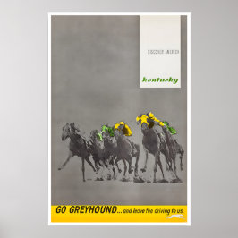 Derby de Kentucky Arte Cavalo Corrida Impressão Ga