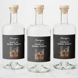 Derby De Vidro De Pedra De Whiskey Personalizado