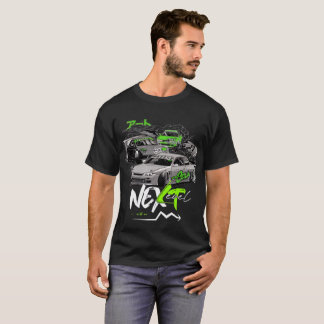 deriva mens camiseta gtr ajuste do carro